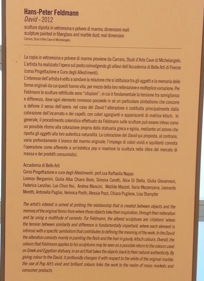 Plaque for Color me David